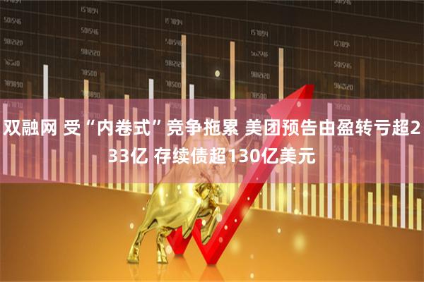 双融网 受“内卷式”竞争拖累 美团预告由盈转亏超233亿 存续债超130亿美元
