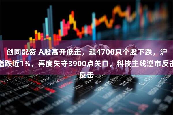 创同配资 A股高开低走，超4700只个股下跌，沪指跌近1%，再度失守3900点关口，科技主线逆市反击